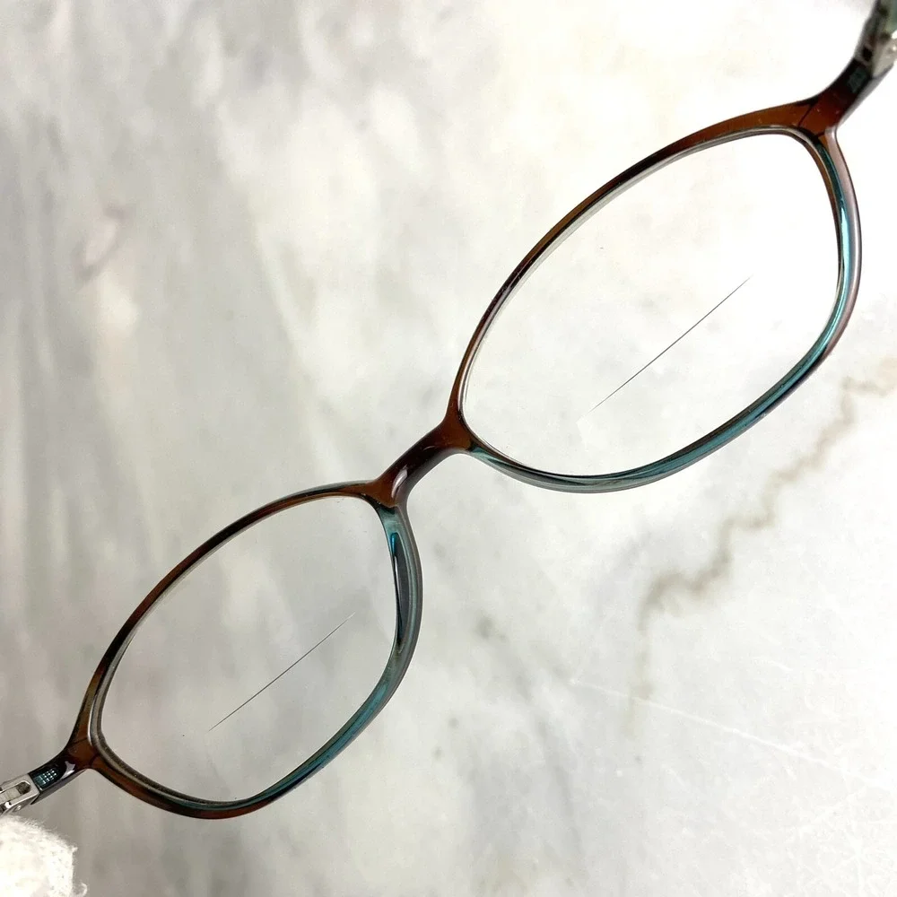 Chaps Ralph Lauren Eyeglasses Frames Women's 130 RL1353 Brown Teal‎ with Case